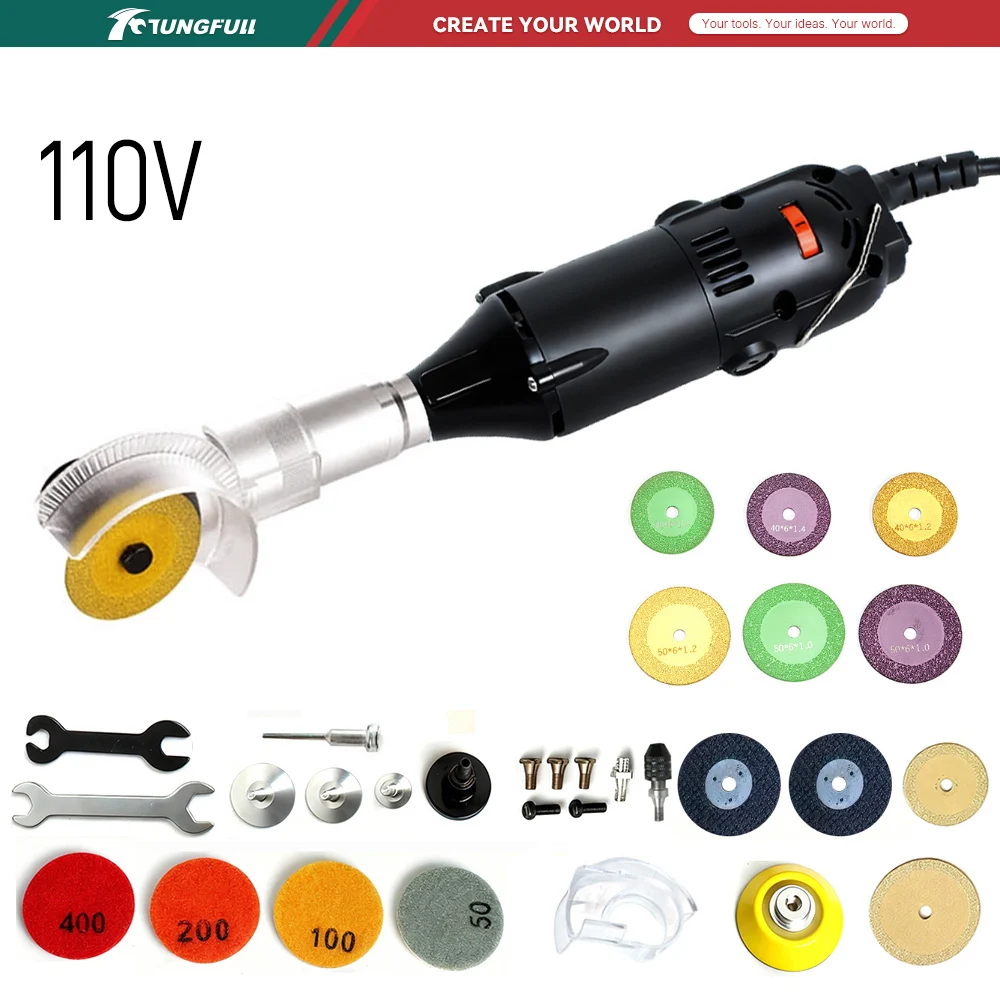 Diy Automation - TUNGFULL 110V Penggiling Sudut Mini Mesin