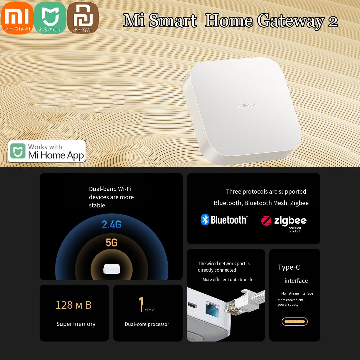 Asli Xiaomi Mijia Smart Home H - Xiaomi Hub Mijia Hub ulasan dan harga