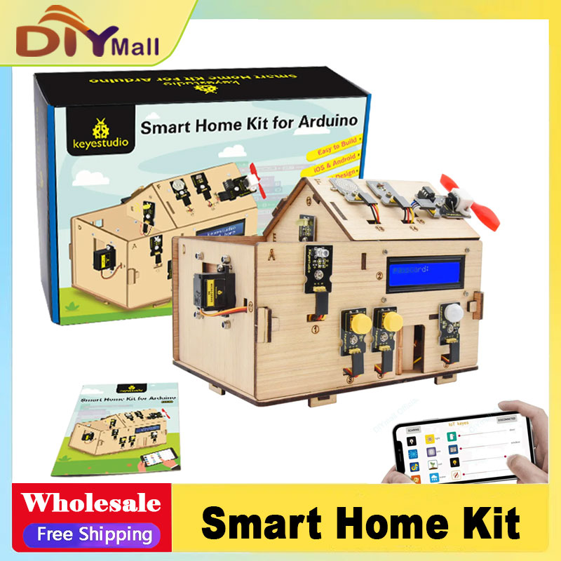 Kit Rumah Pintar IoT Keyestudi - Diy Automation Projects ulasan dan harga