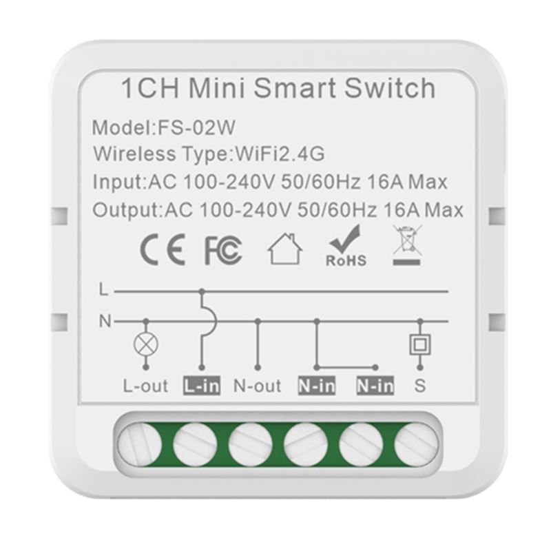 ABJI-Tuya Smart Wifi Switch Un - Home Automation Diy Projects ulasan dan harga