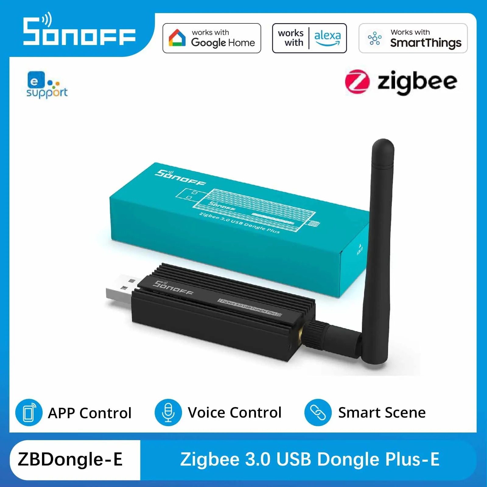 Sonoff Zigbee 3.0 Usb Dongle P - Zigbee Coordinator Stick ulasan dan harga