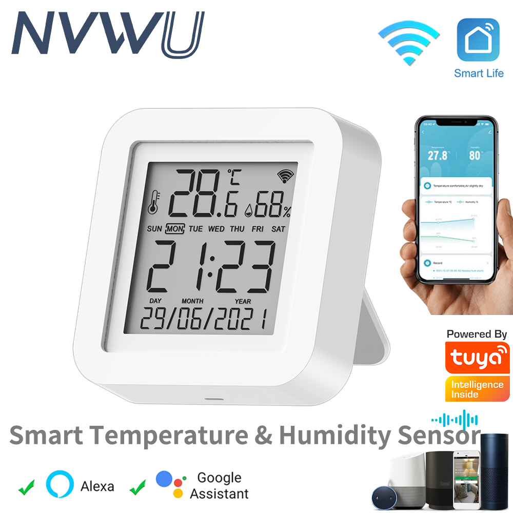 Tuya Sensor Suhu & Kelembaban  - Home Automation Ideas ulasan dan harga