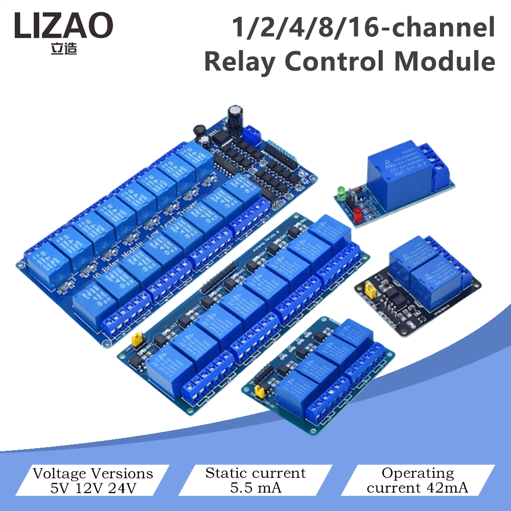 Modul Kontrol Relay 5V/12V/24V - Home Automation Diy Projects ulasan dan harga